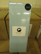 Sanctuary Fitted Sheet With Deep Box Duck Egg Kingsize 100 % Cotton New & Packaged