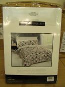 Sanctuary Bailey Multi Coloured Duvet Set Kingsize 100% Cotton New & Packaged