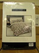 Sanctuary Bailey Multi Coloured Duvet Set Superking 100 % Cotton New & Packaged