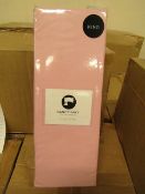 Sanctuary Fitted Sheet With Deep Box Kingsize Blush 100 % Cotton New & Packaged