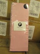 Sanctuary Fitted Sheet With Deep Box Superking Blush 100 % Cotton New & Packaged