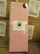 Sanctuary Fitted Sheet With Deep Box Superking Blush 100 % Cotton New & Packaged