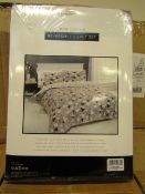 Sanctuary Bailey Multi Coloured Duvet Set Superking 100 % Cotton New & Packaged