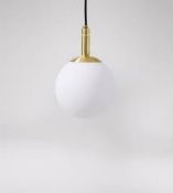 | 1x | SWOON RHE PENDANT BRASS | BOXED | SKU - | RRP £ 69 |