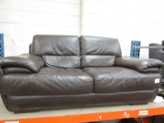 2 seater leather sofa