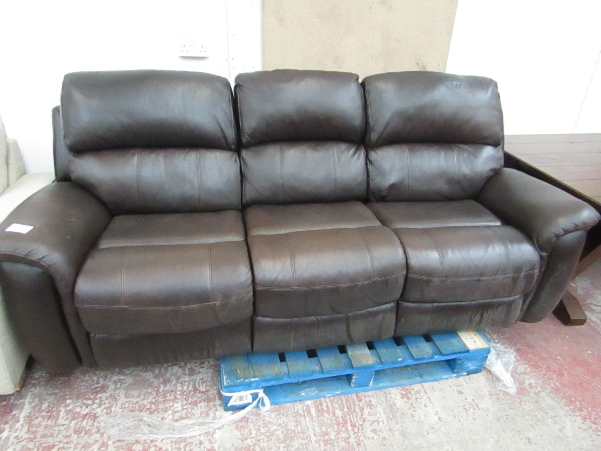 Polaski 3 seater manual reclining sofa, mechanism working