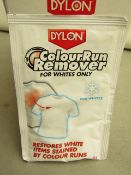 24x 25g Dylon colour run remover for whites, new and boxed.