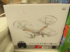 X5C-1 4 channel remote control quadcopter, new and boxed.