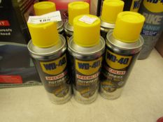 6 x 200ml WD-40 otorbike Chain Wax. All unused