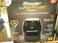 | 1X | POWER AIR FRYER COOKER 5.7L | UNCHECKED AND BOXED | NO ONLINE RE-SALE | SKU