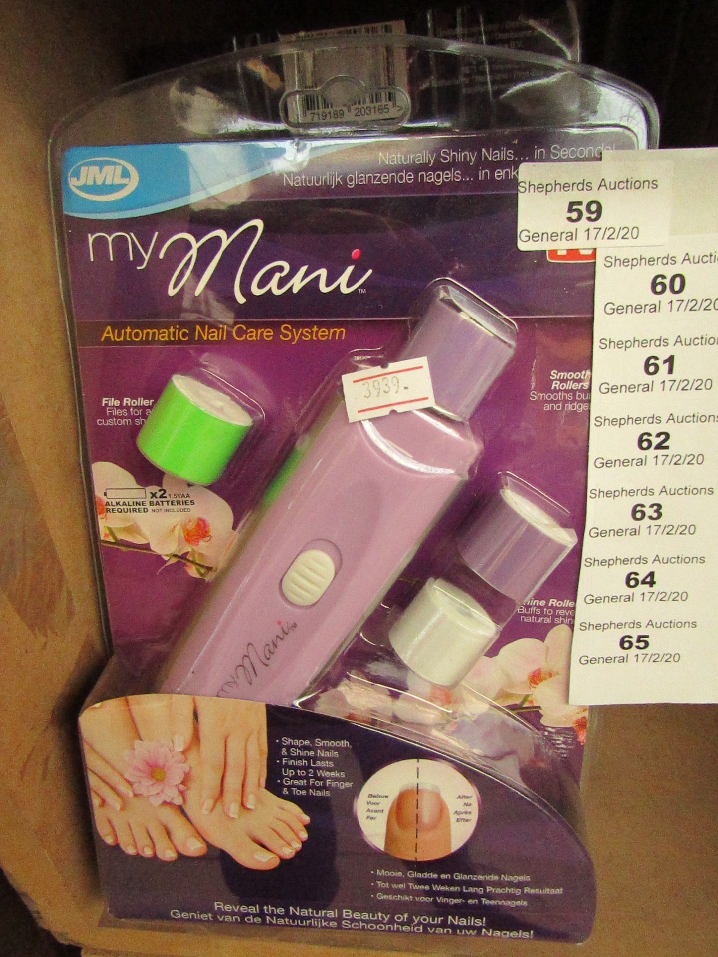 JML My Mani Automatic Nail Care System, new and packaged.