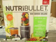 | 1X | NUTRIBULLET 600 SERIES DELUXE | UNCHECKED AND BOXED | NO ONLINE RE-SALE | SKU - | RRP £69.