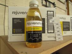 12 x 50cl Rejuvenation Ginger & Lime Spring Water with Amino Acid BB 21/12/19