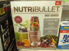 | 1x | NUTRIBULLET 900 SERIES | UNCHECKED AND BOXED | NO ONLINE RE-SALE | SKU C5060191467353 |