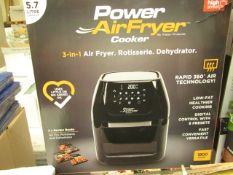 | 1X | POWER AIR FRYER COOKER 5.7L | UNCHECKED AND BOXED | NO ONLINE RE-SALE | SKU