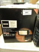 Homebase 150w dual level floodlight with PIR, unchecked and boxed.