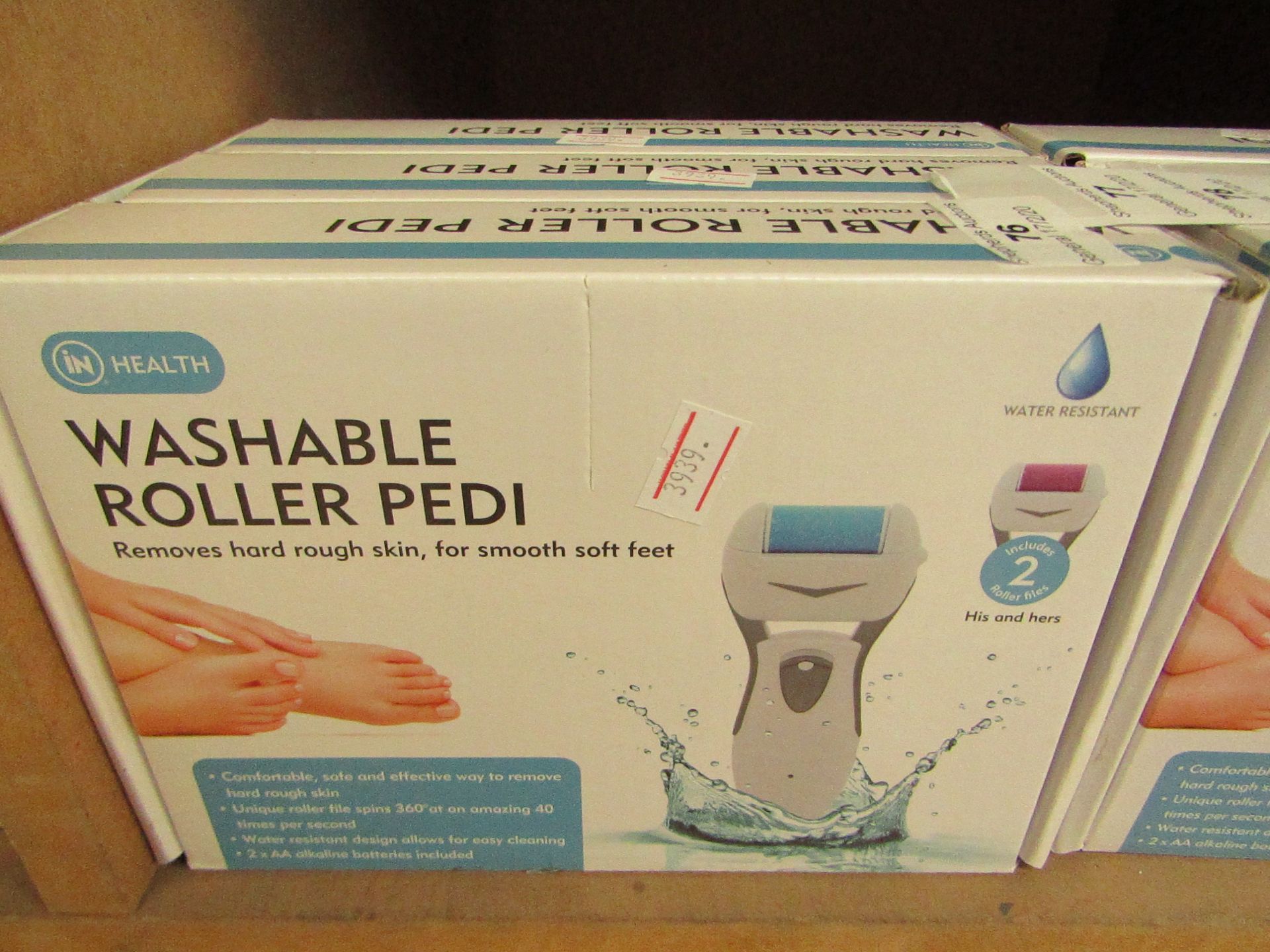 In Health Washable Roller Pedi, new and boxed.