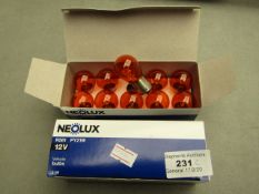 20 x Neolux 12v N581 PY21W Vehicle Bulbs. Boxed