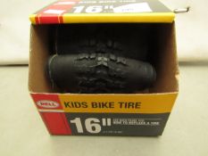 Bell Kids Bike Tyre. 16" x 1.75" - 2.25". New & Boxed