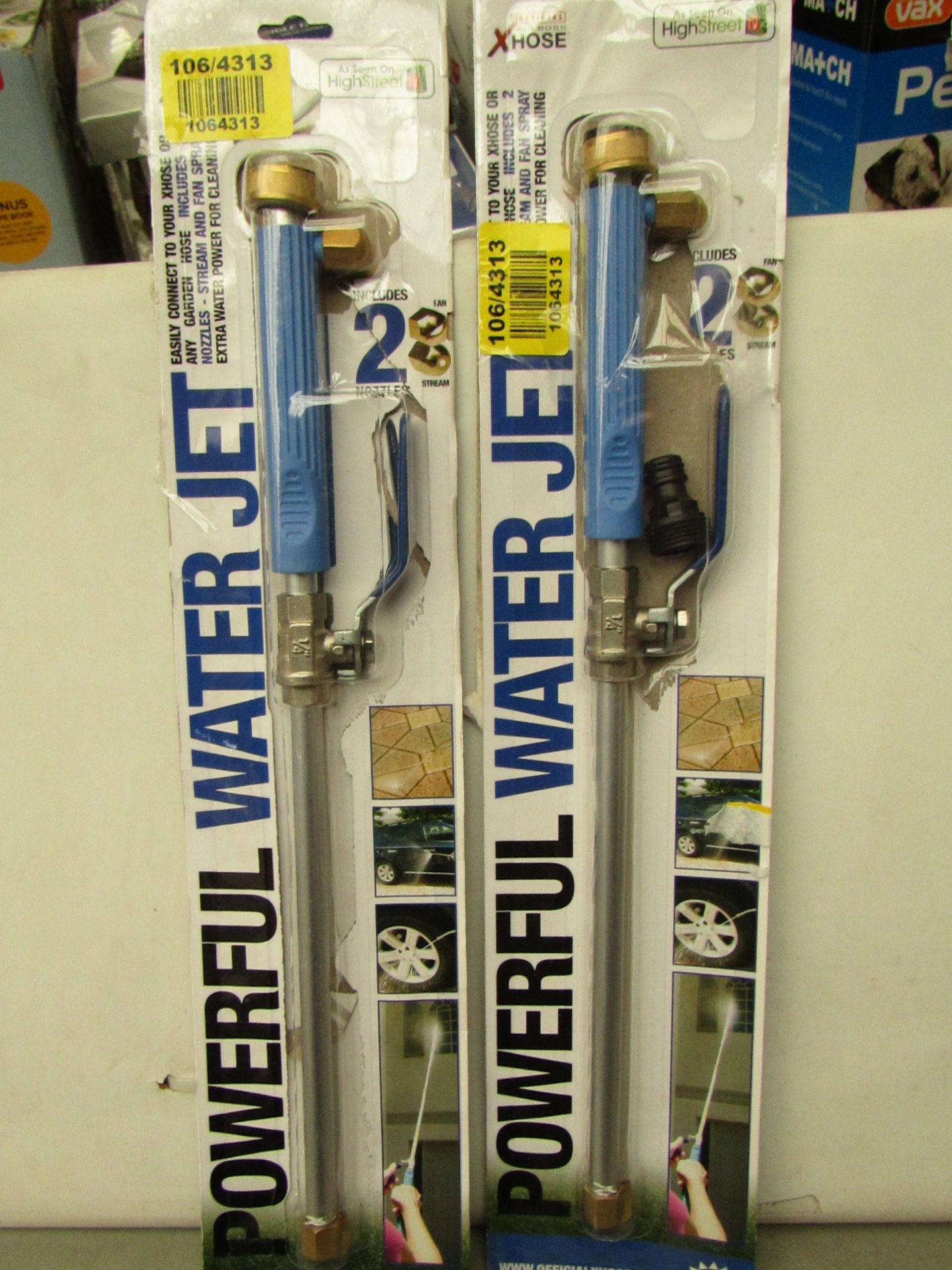 | 2X | XHOSE POWERFUL WATER JET | UNTESTED AND BOXED | NO ONLINE RE-SALE | SKU - | RRP £29.99 |