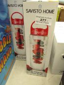 5 x Savisto Home Fruit Infusing Water Bottles. New & Boxed