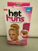 4 x Hot Buns Hairsets. New & boxed