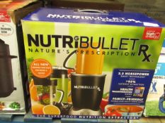 | 1X | NUTRIBULLET RX | UNCHECKED AND BOXED | NO ONLINE RE-SALE | SKU C5060191461238 | RRP £129:99 |