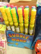 24 x Large Bubble Wands. New 7 boxed