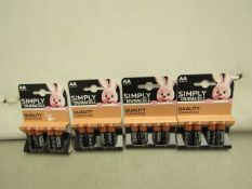 4 Packs of 4 AA Duracel batteries. New & packaged