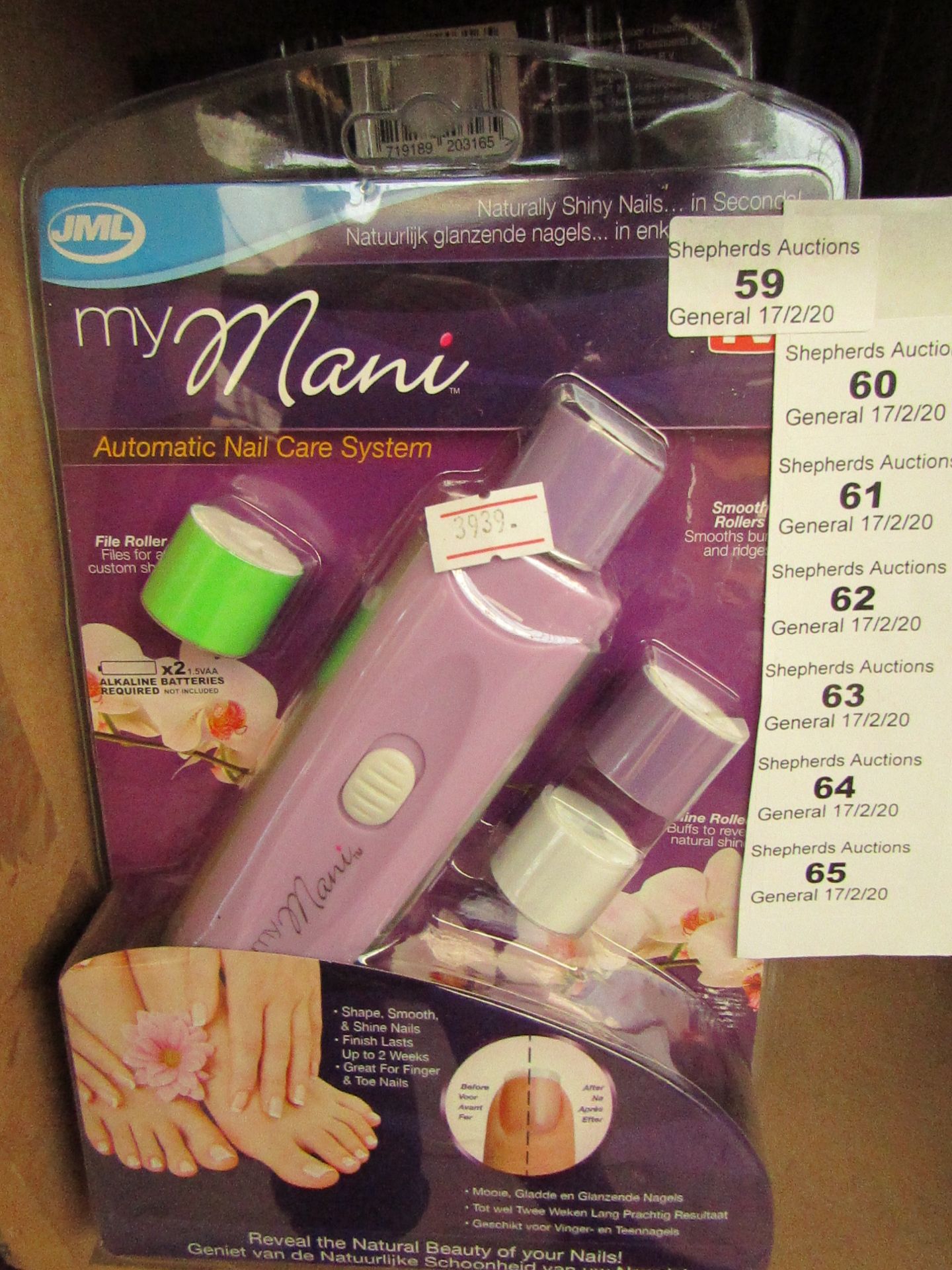 JML My Mani automatic nail care system, new and packaged.