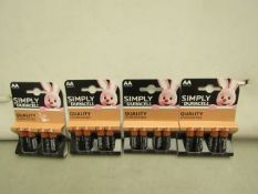 4 Packs of 4 AA Duracel batteries. New & packaged