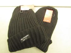 2x Thermal insulated beanies, new with tags.