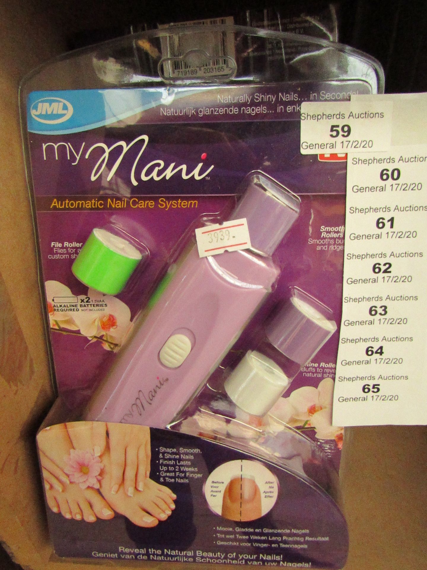 JML My Mani automatic nail care system, new and packaged.