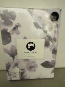Sanctuary Elissia Purple Reversible Duvet Set Kingsize 100% Cotton RRP £69.99. new & packaged