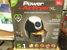 | 1X | POWER AIR FRYER XL 5L | UNCHECKED AND BOXED | NO ONLINE RE-SALE | SKU C5060191465366 | RRP £