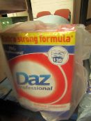 Daz 130 Washes Washing Powder. Box has a split but has been rebagged