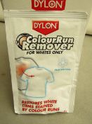 24x 25g Dylon colour run remover for whites, new and boxed.