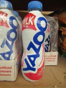 10 x Strawberry Yazoo 400 ml Milkshake Drinks BB 21/12/19