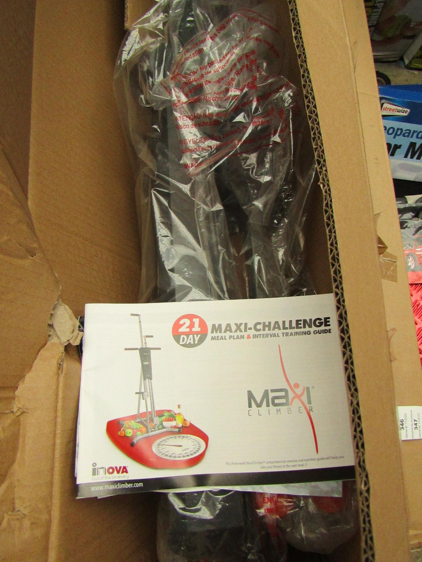 | 1X | MAXI CLIMBER | UNCHECKED AND BOXED | NO ONLINE RE-SALE | SKU - | RRP £109.99 | TOTAL LOT