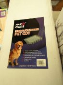 Max Care indoor and outdoor pet cot, new and boxed.