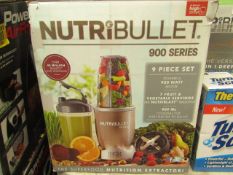 | 1x | NUTRIBULLET 900 SERIES | UNCHECKED AND BOXED | NO ONLINE RE-SALE | SKU C5060191467353 |