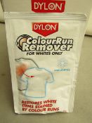 24x 25g Dylon colour run remover for whites, new and boxed.