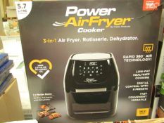 | 1X | POWER AIR FRYER COOKER 5.7L | UNCHECKED AND BOXED | NO ONLINE RE-SALE | SKU