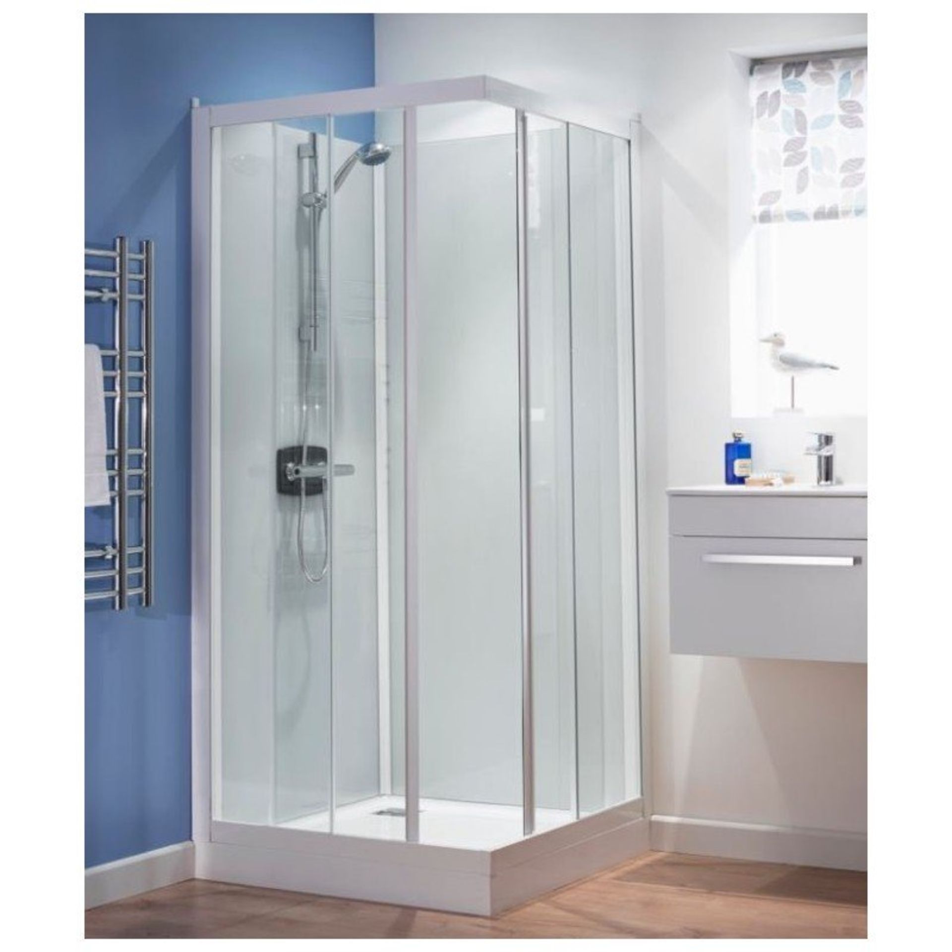 Kineprime 900 x 900 shower enclosure, new.