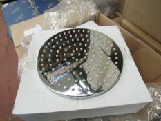 Aqualisa XL Techno 200mm over head shower head, new and boxed, RRP œ250, Aqualisa describe this item