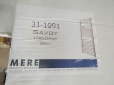 Mere Savoy 1690x750mm Chrome Towel rail - New.