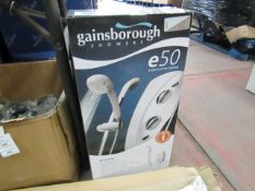 Gainsborough e50 8.5kW electric shower, new and boxed. RRP £60.00
