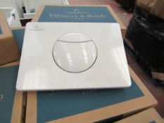 Villeroy and Boch flush plate, new and boxed.