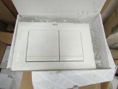 Roca L1 White Dual Flush plate, new and boxed.