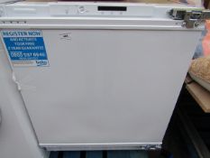 Beko under-counter intergrated fridge, untested.